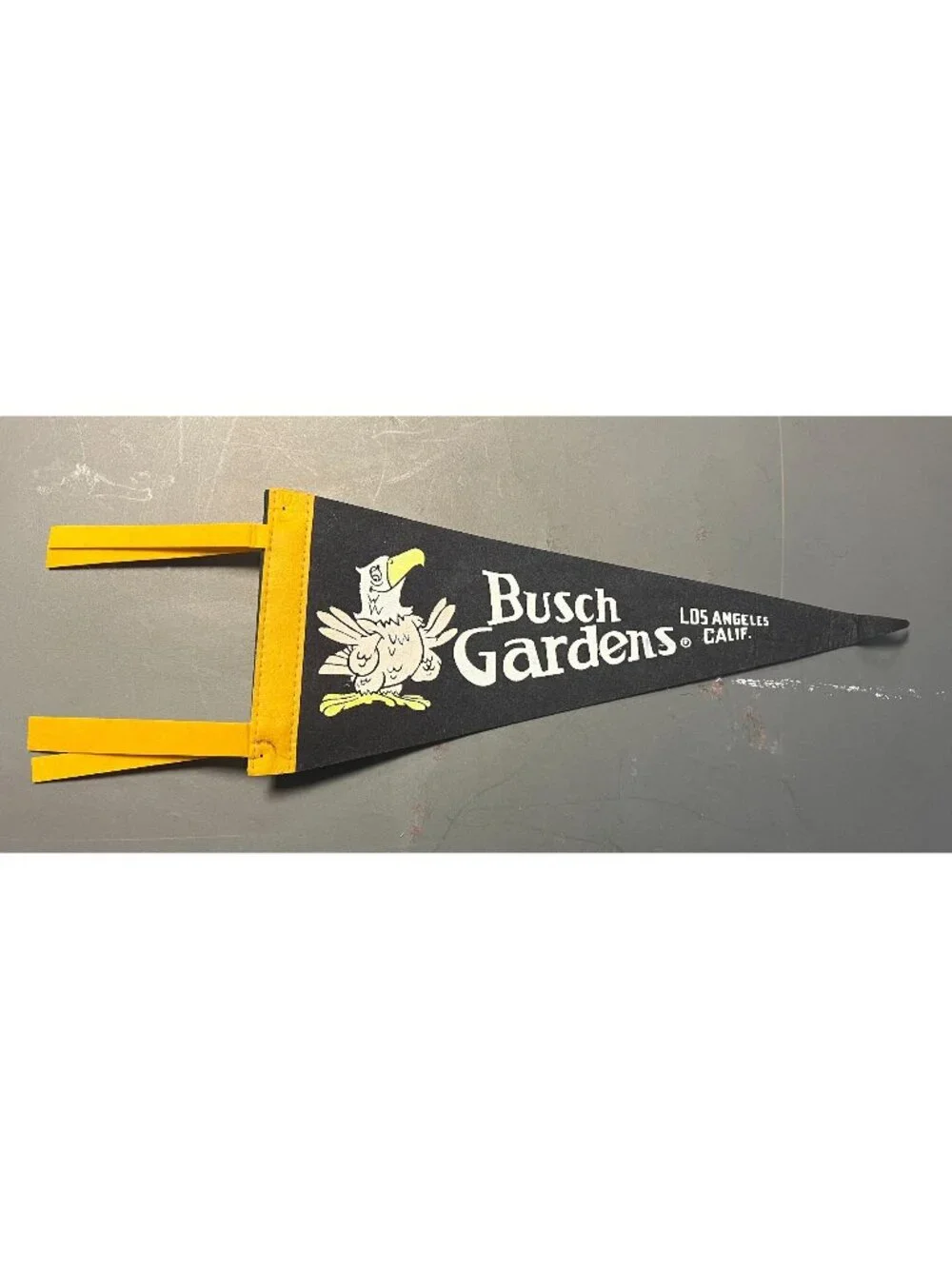 Vintage Busch Gardens Los Angeles, CA pennant